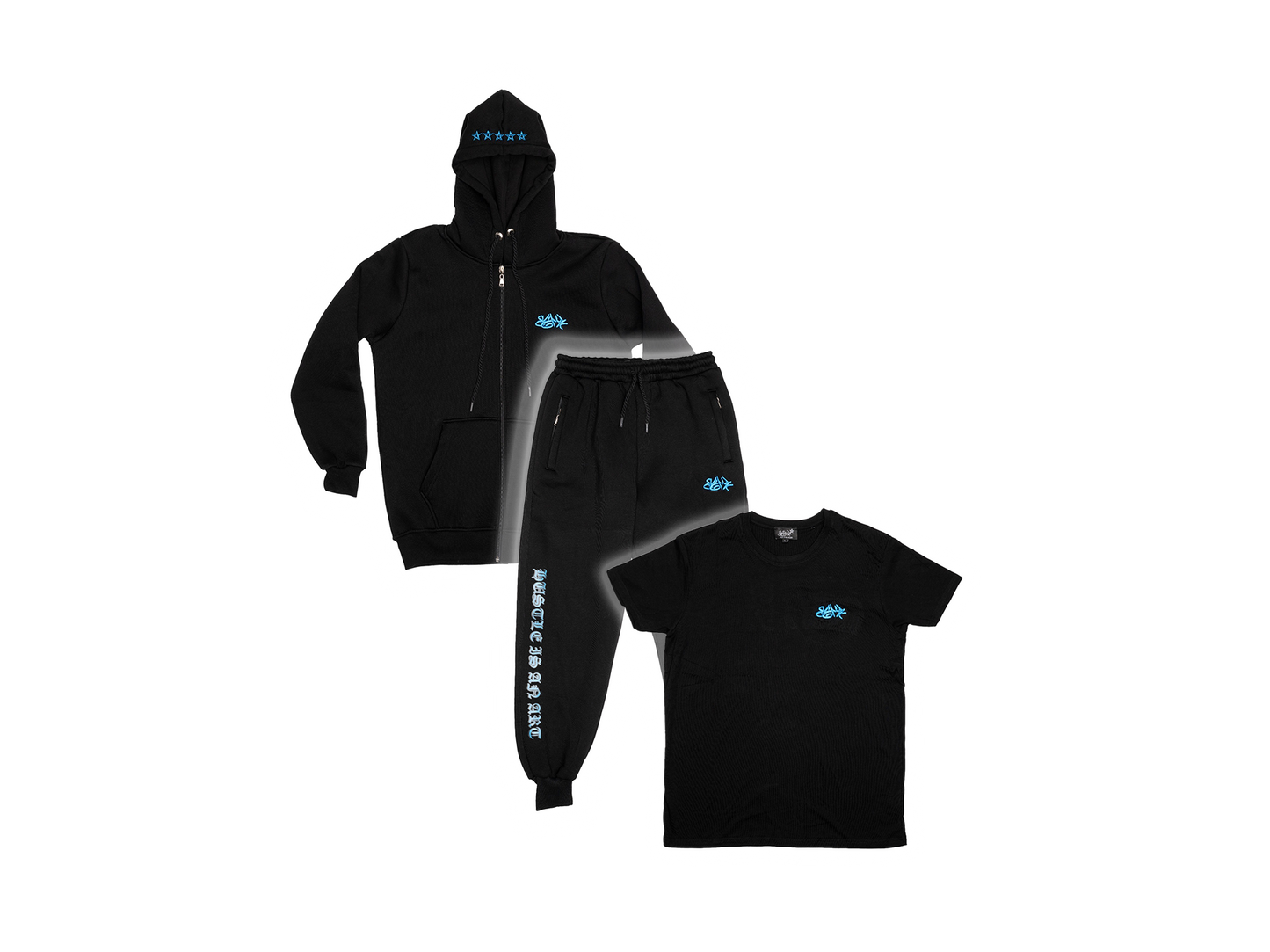 "HUSTLE IS ART" FULL PACKAGE [BLACK]