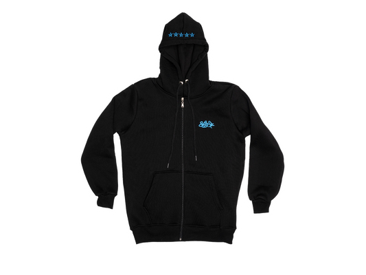 "HUSTLE IS AN ART" JACKET [BLACK]
