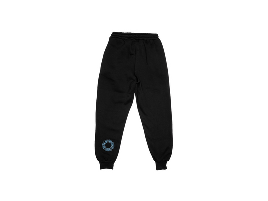 "HUSTLE IS AN ART" JOGGERS [BLACK]